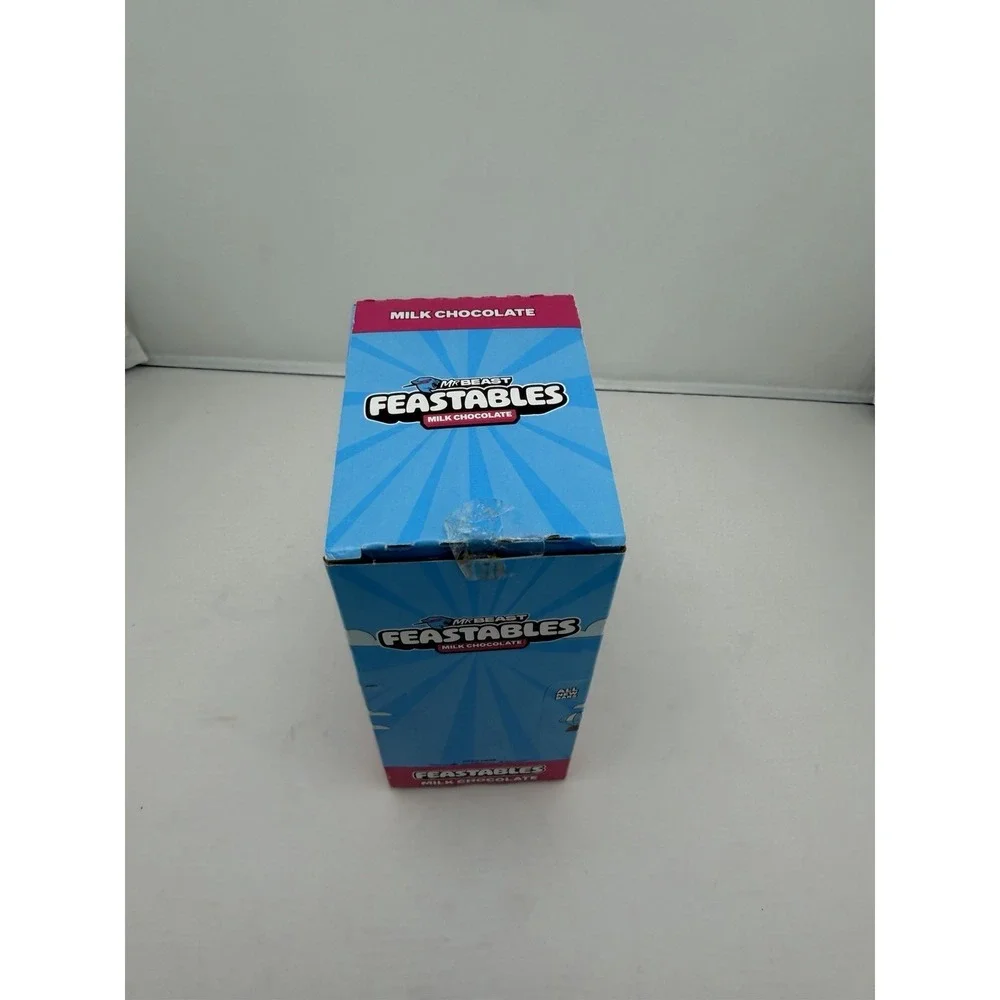 10 Pack Mr Beast Feastables MILK CHOCOLATE NEW 2.1 oz Candy Bar